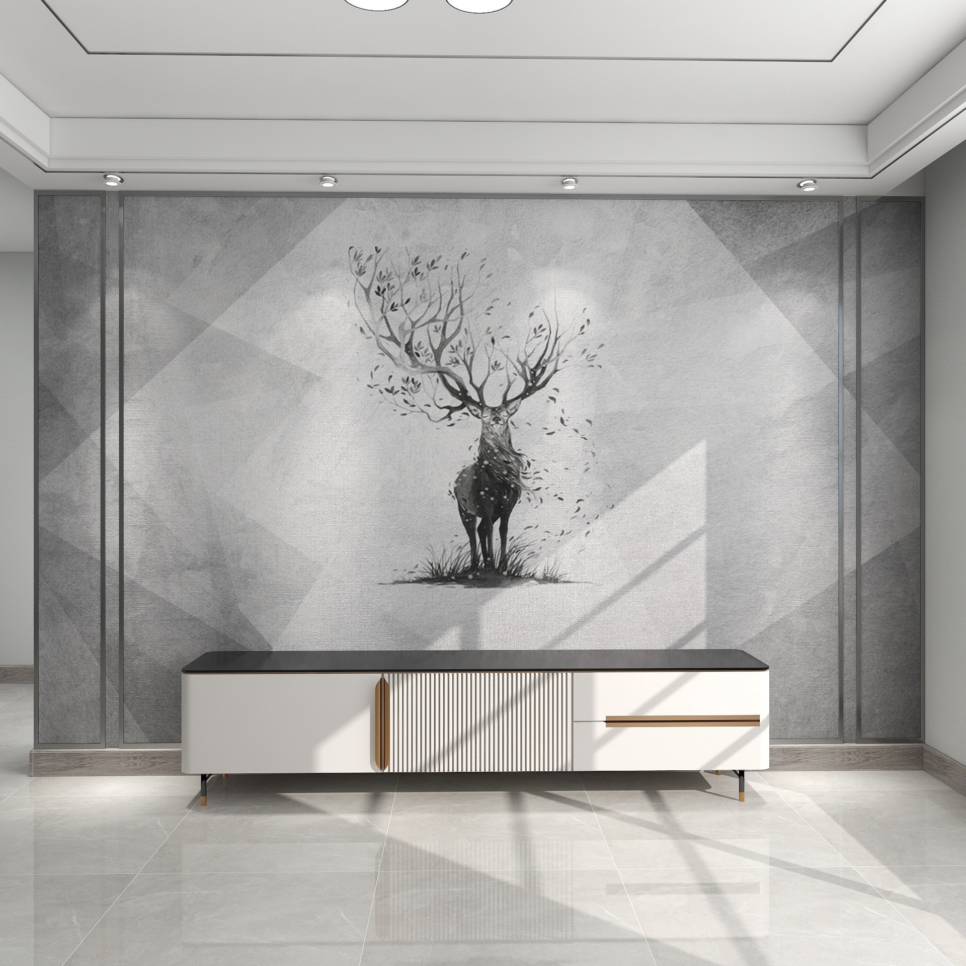 墙布背景墙电视背景