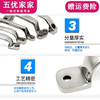 304不锈钢明装拉手精工业环保机械设备柜门大把手加厚防盗门提手