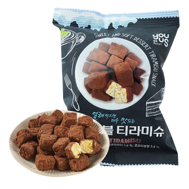 韩国进口零食 友施提拉米苏味脆点办公室休闲小零食网红酥脆甜点
