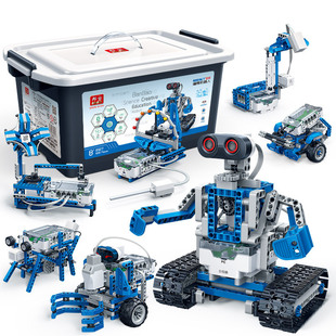 邦宝6903科普科技小学生拼装积木科学实验电动玩具车电能应用套装