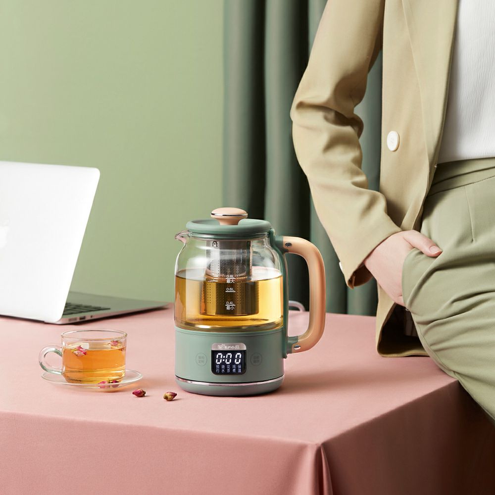小熊养生壶玻璃多功能mini小型花茶烧水家用办公室煮茶器一人用