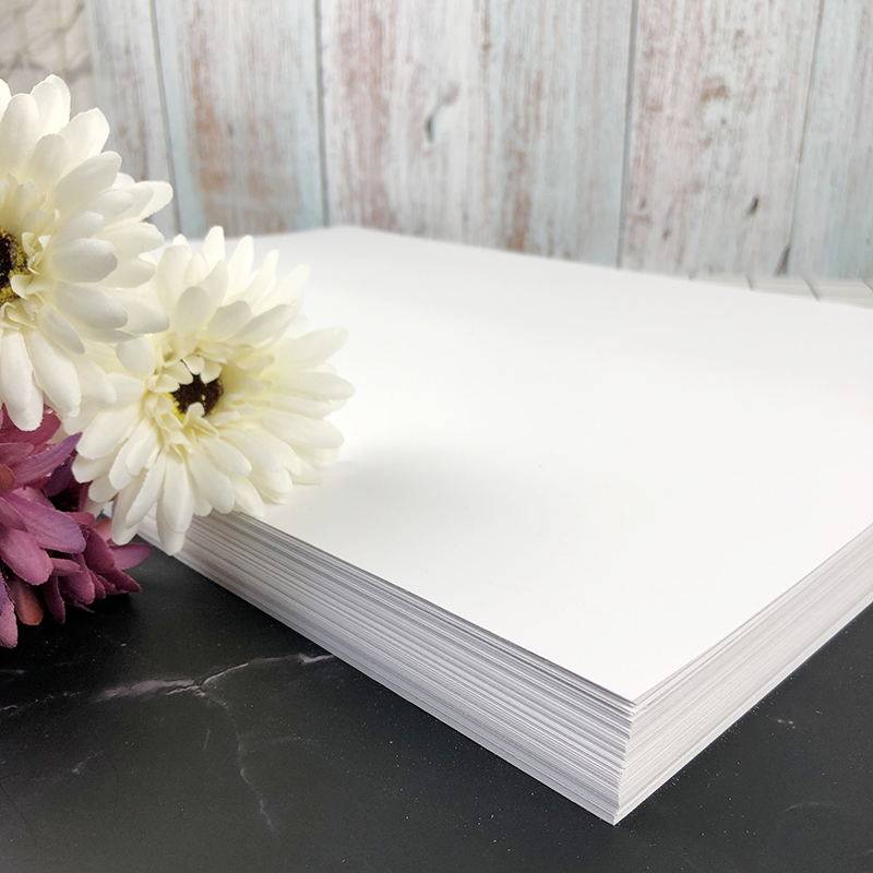 绘画白卡纸4k白色卡纸8开diy手工制作白色厚硬卡纸200克加厚白色手工