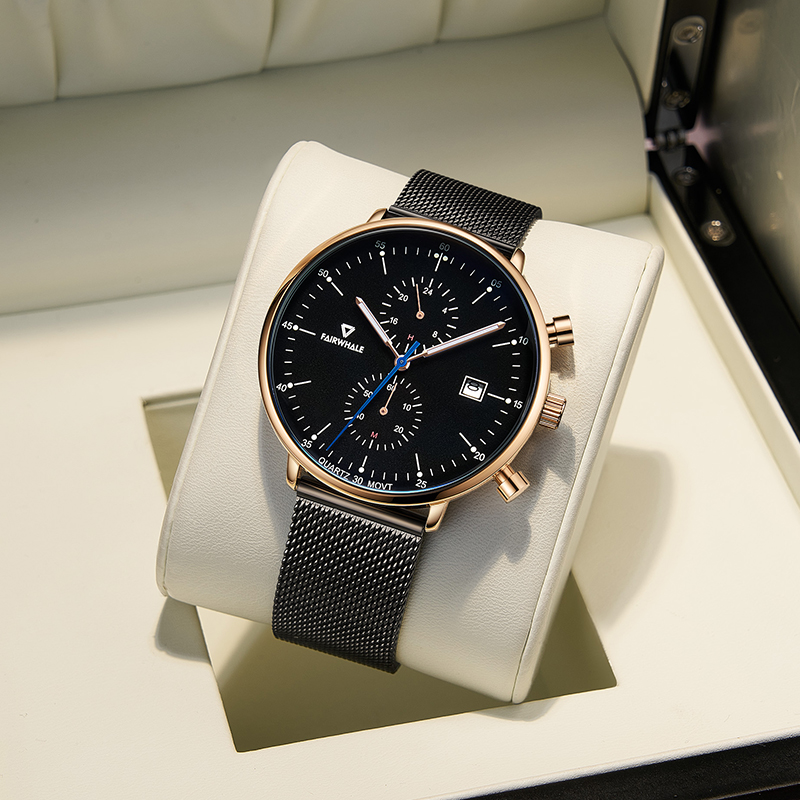 商务石英表潮流学生自动机械表防水2020新款 - 马克华菲手表旗舰店