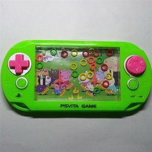 众儿童怀旧玩具经典水套圈游戏机水机按压游戏套圈圈熊.小猪