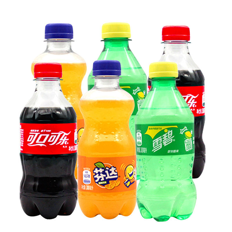 可口可乐雪碧芬达零度300ml*6瓶/12瓶多口味碳酸饮料畅饮