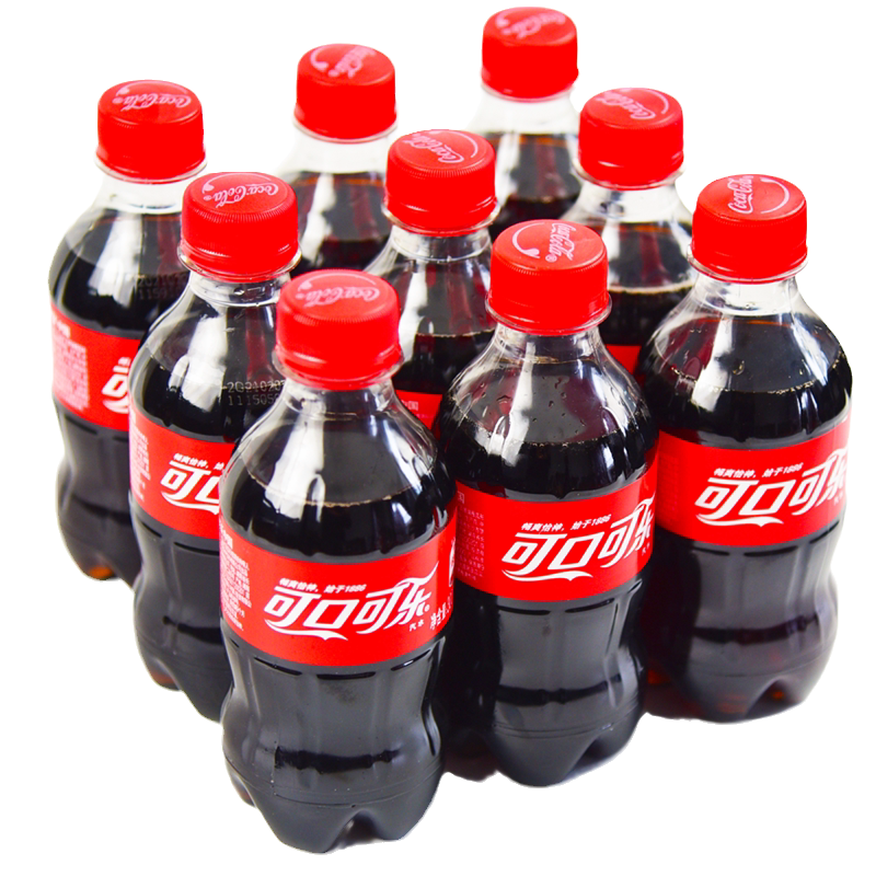 可口可乐300ml*6瓶零度可乐雪碧小瓶装迷你芬达橙汁碳酸饮料汽水g