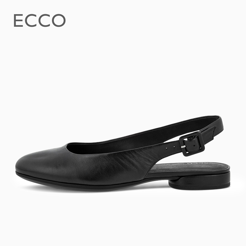 中朗海外专营店-ecco爱步女鞋小白鞋秋季新平底板鞋休闲皮鞋 简约