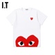 IT CDG PLAY COMME des GARCONS川久保玲 女装短袖T恤春夏休闲