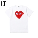 IT CDG PLAY COMME des GARCONS川久保玲女装短袖T恤休闲圆领内搭