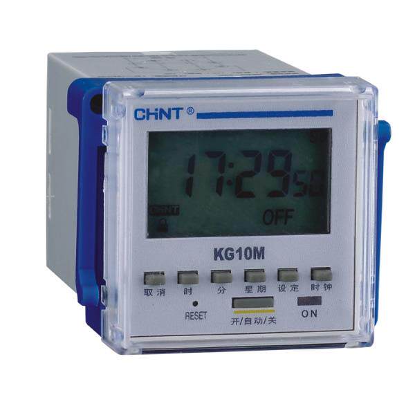 正泰微电脑时控开关时间定时器kg10m控制器220v面板固定安装48mm