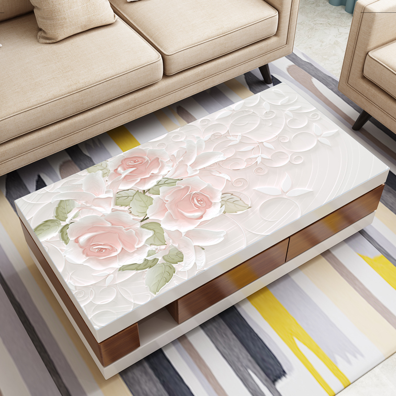 tea table tablecloth waterproof Anti scald Disposable rectangle Table cloth 3D Printed mat PVC Soft Glass Coffee table matin the Home Fabric , Table cloth , Wallpaper category - from Buy2taobao.com to provide professional Taobao agent buy service