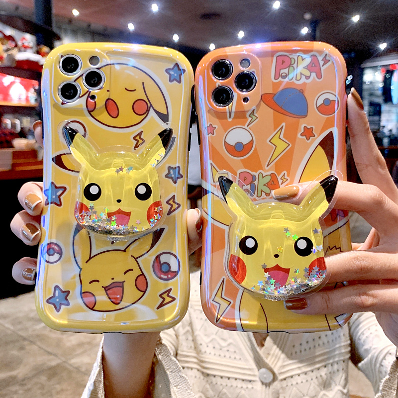卡通皮卡丘适用华为p40pro手机壳mate30pro全包摄像头p30p网红小蛮腰