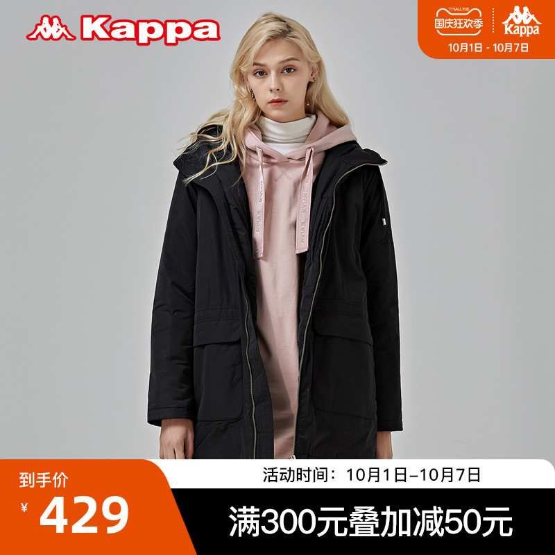 KAPPA卡帕outlets 女款梭织防寒服棉服棉袄棉衣中长款|ruв категории спортивный костюм/досуг одежды, свитер - от Buy2taobao.com для оказания профессиональной услуги покупки агента Taobao