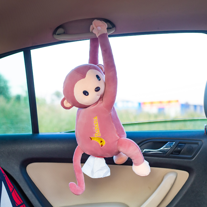 毛绒玩具网红公仔车载装饰玩偶小猴子布娃娃可爱长臂猴生日礼物女