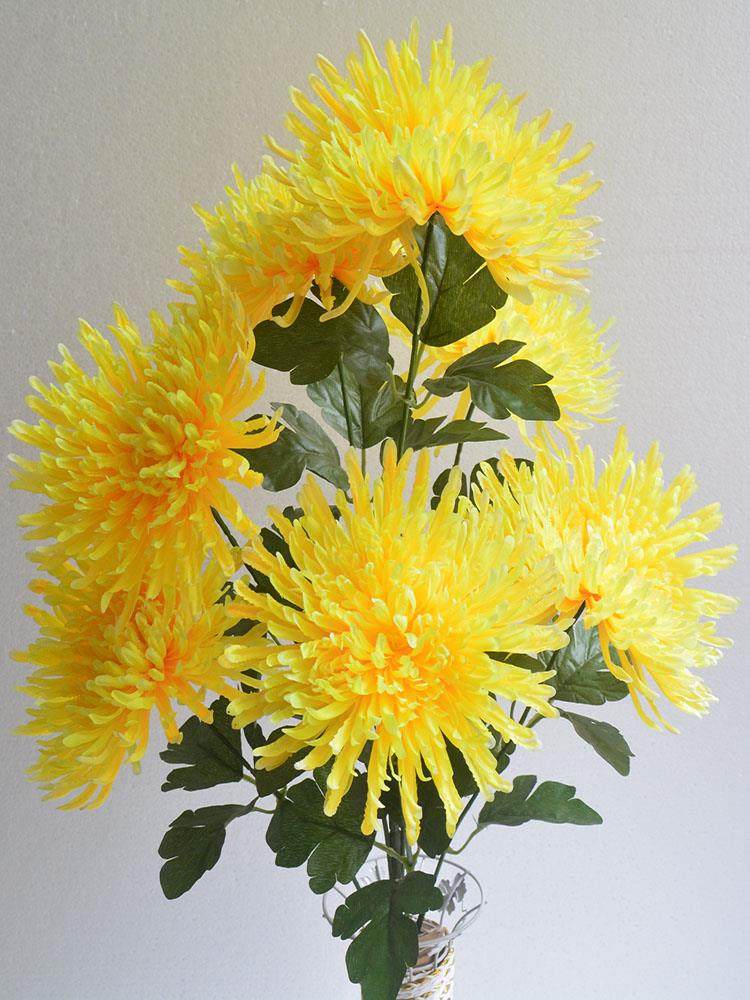 清明节扫墓用 塑料花 假花 祭祀扫墓用品金丝菊花假花束墓地装饰