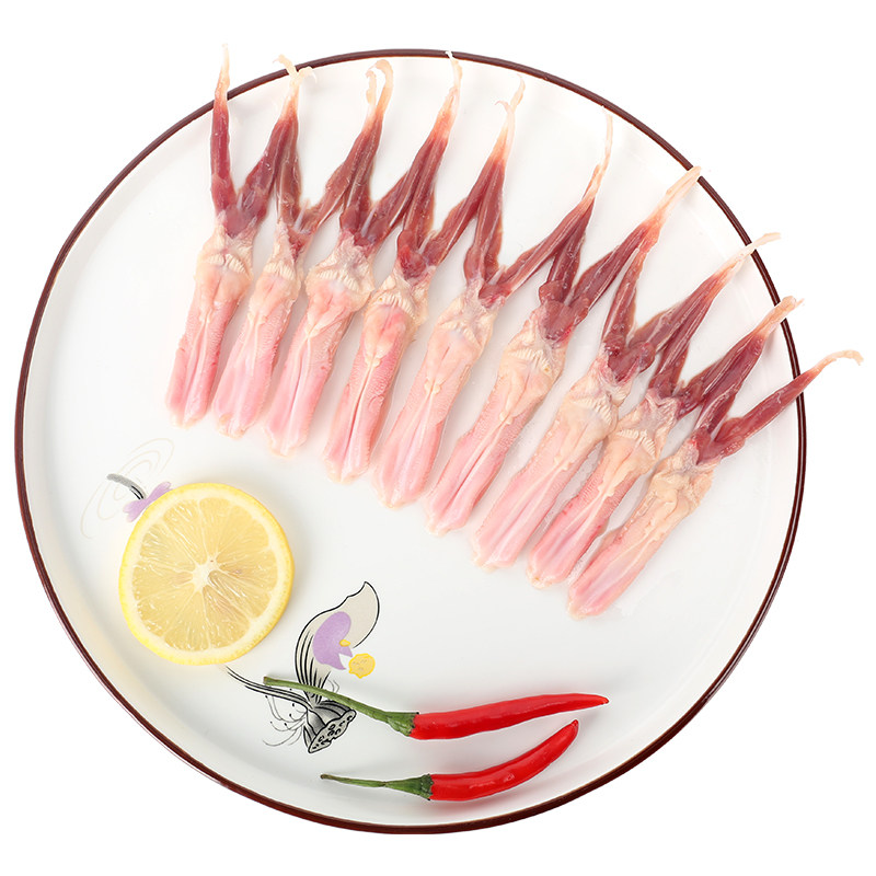 华锣生鲜鸭舌1000g生鸭舌新鲜冷冻免清理小鸭舌120根顺丰包邮