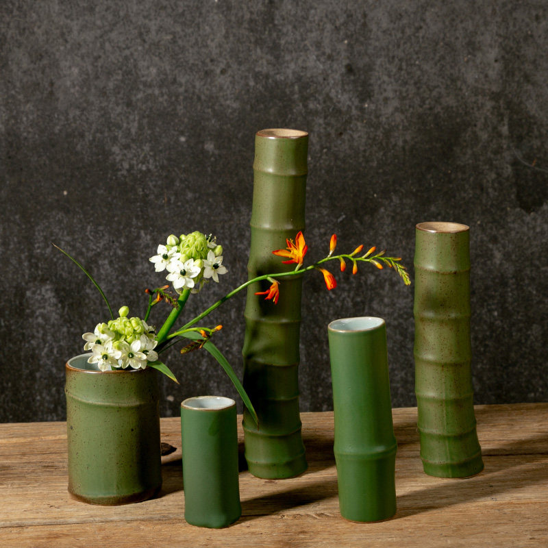 竹筒花器