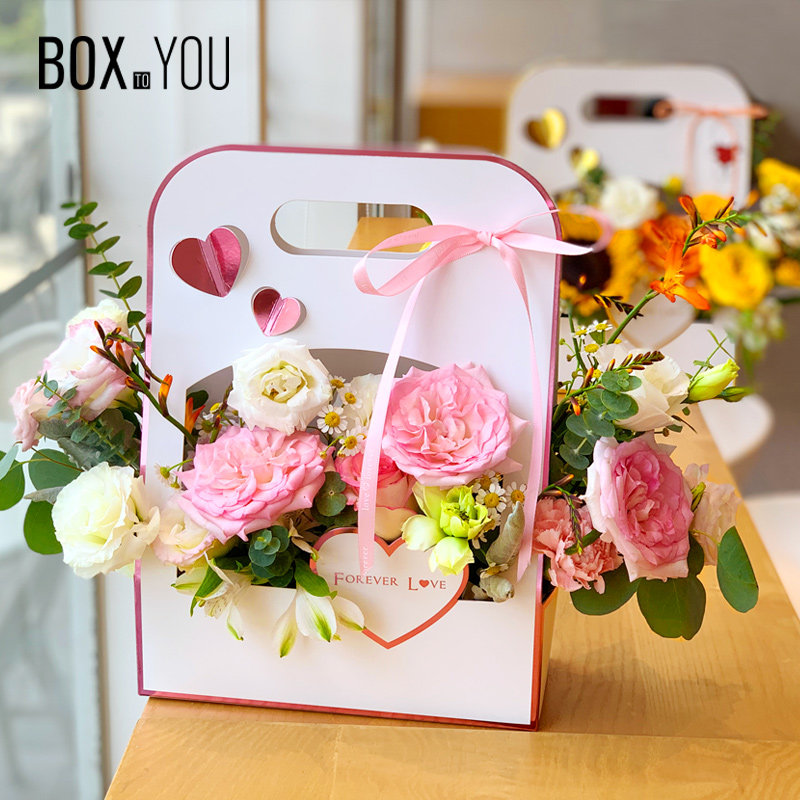 教师节手提花盒