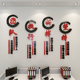 公司企业文化墙面布置字画3D立体贴纸团队标语励志激励办公室装饰