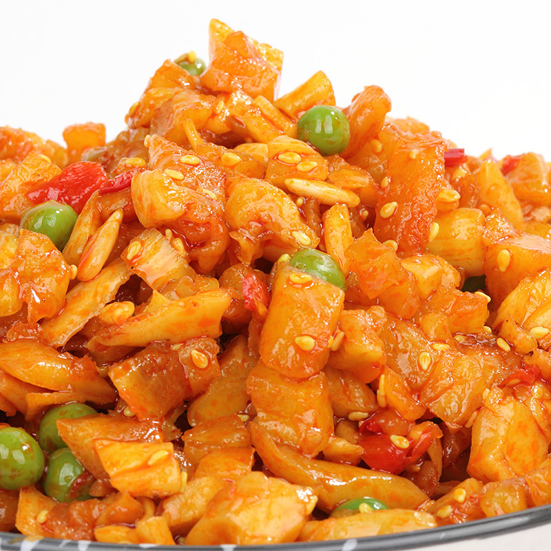 甜脆萝卜丁 芝麻瓜子青豆萝卜干500g腌制酱菜咸菜下饭菜