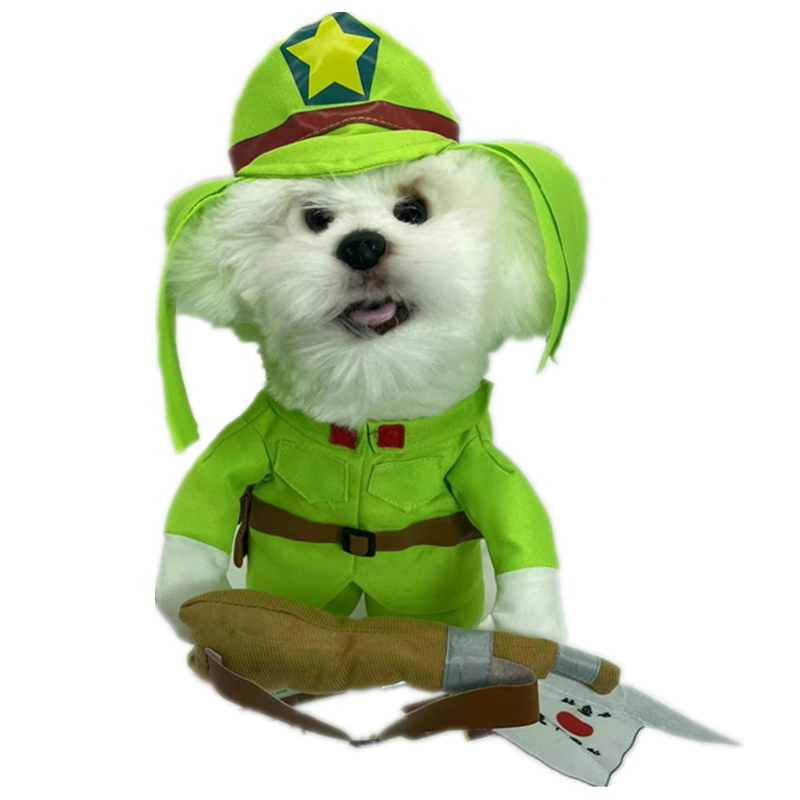 猫咪变身搞笑直立衣服狗狗搞怪猫英可爱夏装薄款狗宠物服装 原价30.