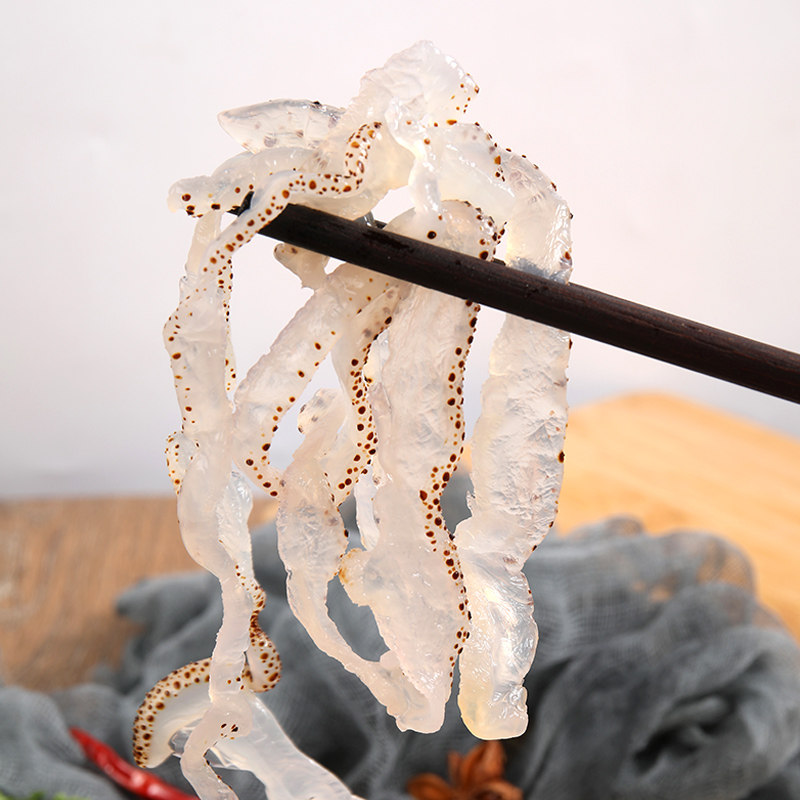 海蜇丝即食凉拌非干货旗舰店下酒菜盐渍素海蜇皮整箱海哲丝五斤装