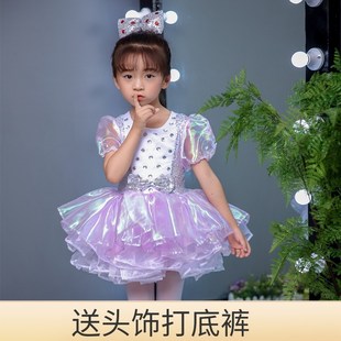 定制六一儿童节裙子公主裙幼儿园幼儿舞蹈服装新款蓬蓬纱裙表演服