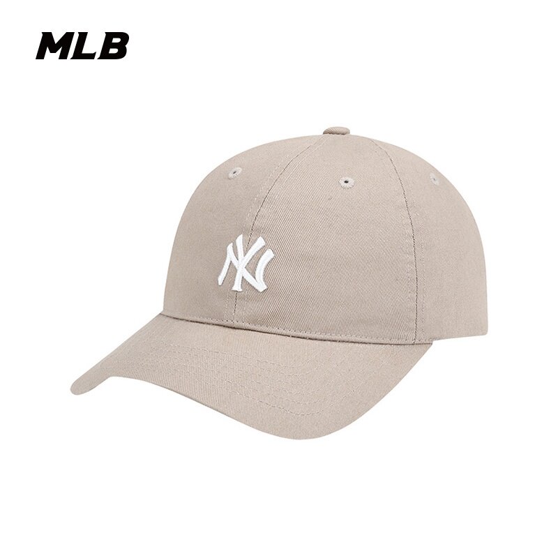 省20元 韩国mlb棒球帽男女四季款ny帽子藏蓝可调节遮阳帽休闲鸭舌帽