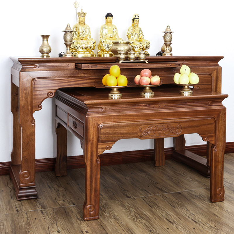 实木柜大厅供佛桌子财神农村神台