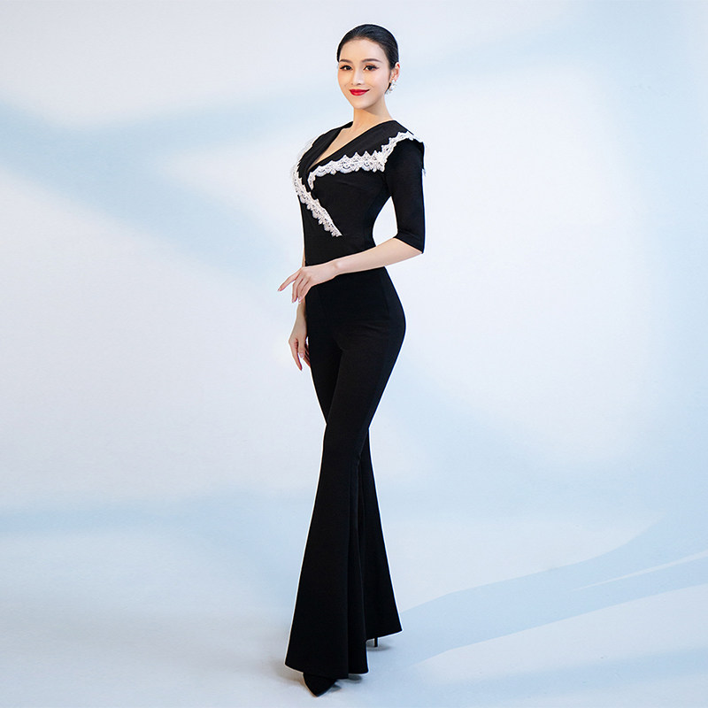 时尚形体服女套装老师专用秋季高端走秀型礼仪训练现代舞服装 原价458