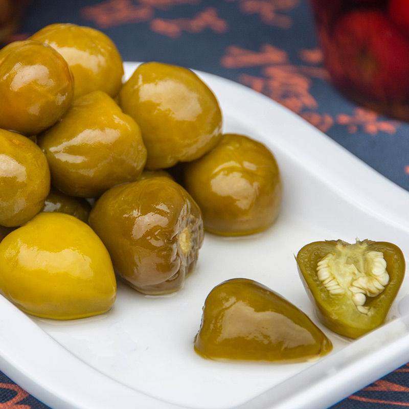 蜀逍肴正宗四川泡辣椒圆灯笼椒泡椒酸泡椒泡红辣椒灯笼泡椒牛蛙