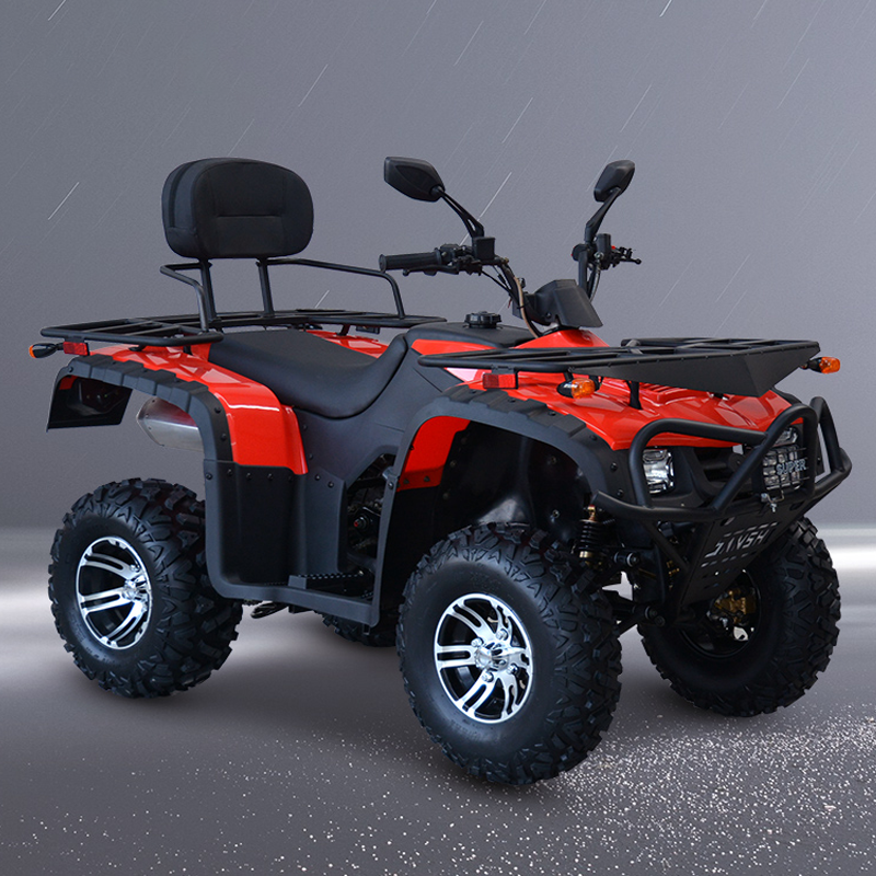 四轮小摩托车汽油三狮200atv沙滩成人全地形山地越野车水冷商用型