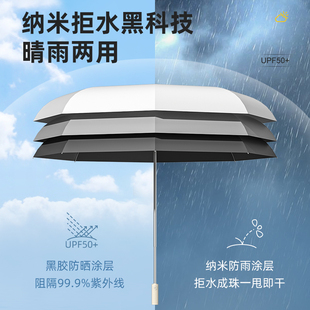 全自动反向雨伞防晒太阳遮阳伞超强防紫外线女晴雨两用男黑胶折叠