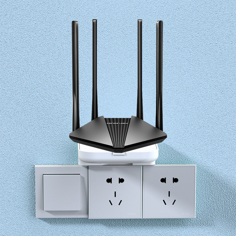 免打孔置物架挂墙水星无线路由器家用双频收纳5gwifi壁挂客厅光猫