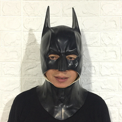 蝙蝠侠面具头套包邮 化妆舞会batman影视头饰 万圣节酒吧表演道具