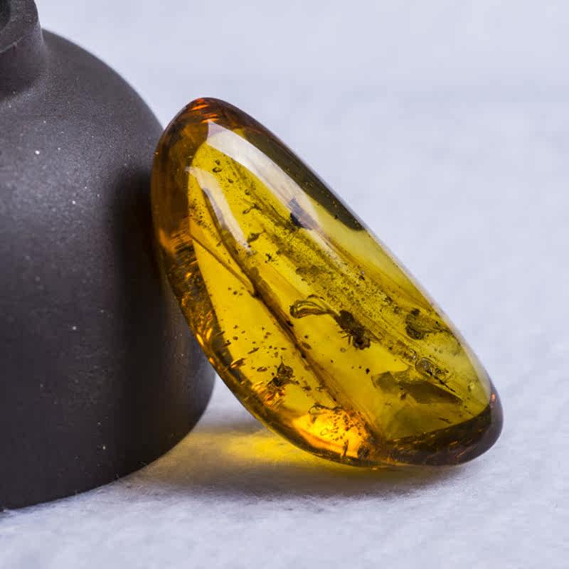 映阳琥珀 缅甸纯天然琥珀【金珀带虫挂件】