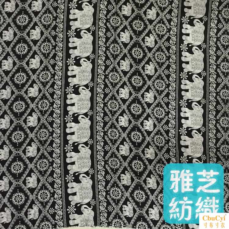 夏季人造棉布料面料 宝宝绵绸民族风 泰国大象图案印花棉绸服装|ruв категории домашний ткань, ткань/ткань/ручной diy ткани ткани - от Buy2taobao.com для оказания профессиональной услуги покупки агента Taobao