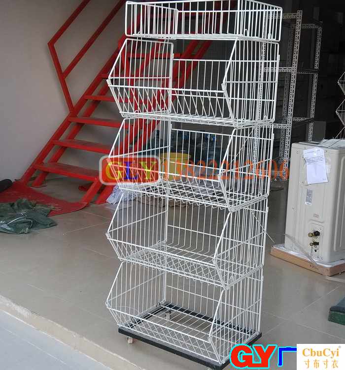 小号喷塑斜口篮 玩具小商品化妆品日用品展示存储架 超市促销品在类目 商业/办公家具, 货架/展柜, 超市货架中 - 来自Buy2taobao.com提供专业的淘宝代购服务