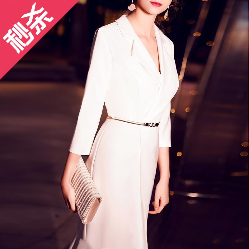 适合短发的晚a礼服晚礼服女2018新款西装式中长款宴会优雅小个子在类目 女装/女士精品, 婚纱/旗袍/礼服, 礼服/晚装中 - 来自Buy2taobao.com提供专业的淘宝代购服务
