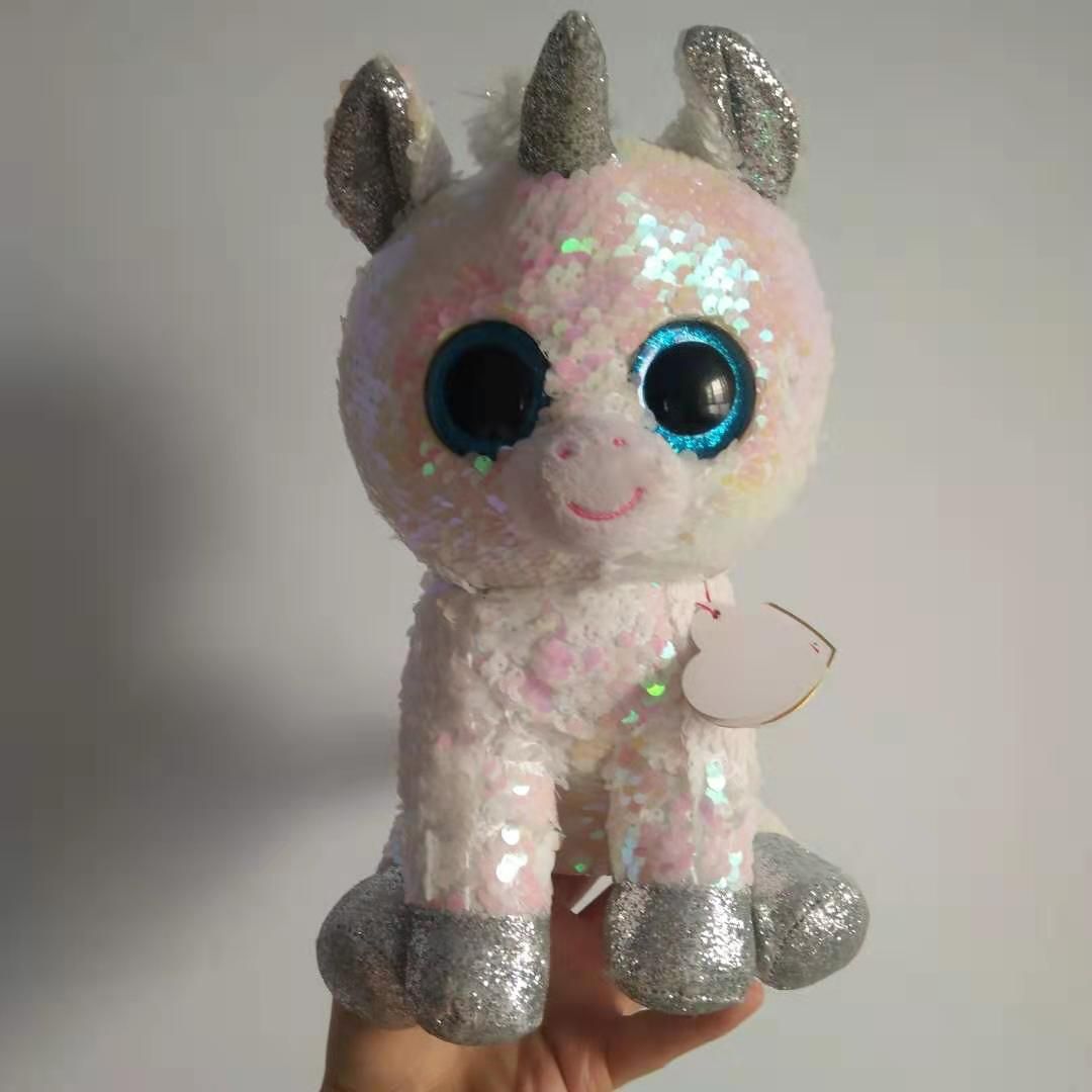 鲸公仔双色猫头鹰恐龙ty亮片毛绒玩具独角兽吉娃娃猫咪火烈鸟独角在类目 玩具/童车/益智/积木/模型, 毛绒布艺类玩具中 - 来自Buy2taobao.com提供专业的淘宝代购服务