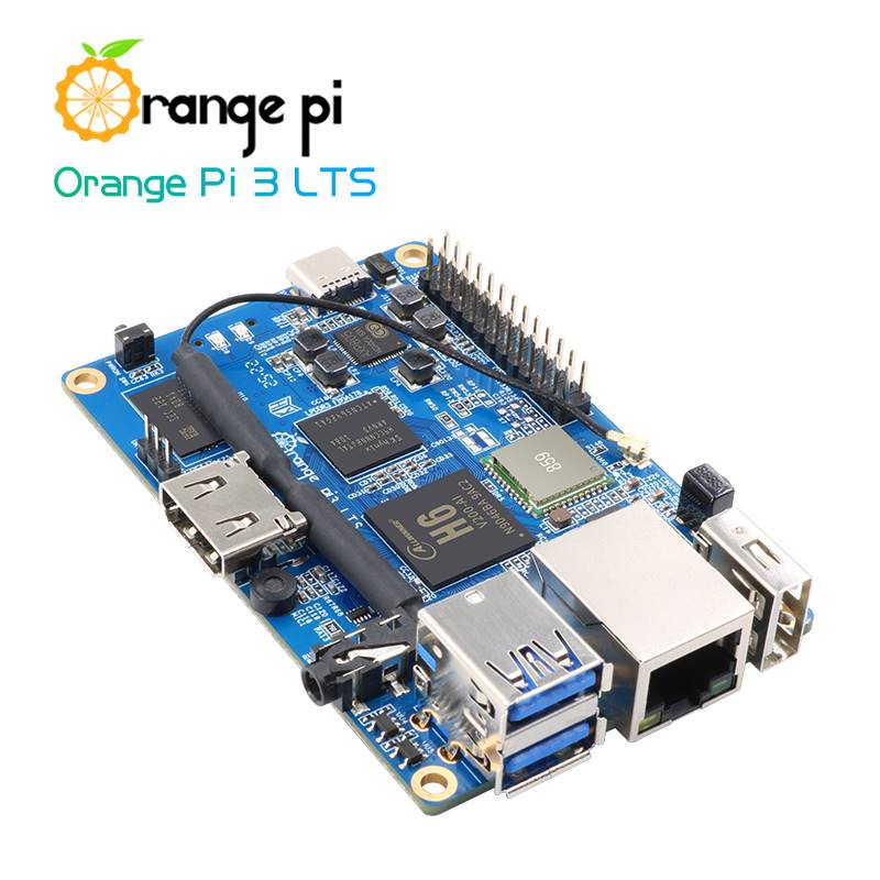 OrangePi3LTS全志H6芯片支持安卓Linux2G8G开发板编程创客香橙派