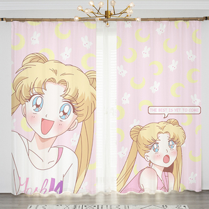 定制动漫卡通窗帘图片