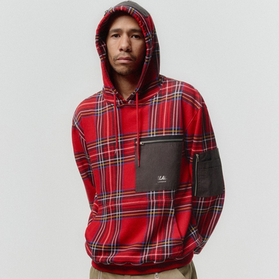 21AW 全原配标丸美品 Pa1ace Flight Pocket Hoodie 多袋卫衣