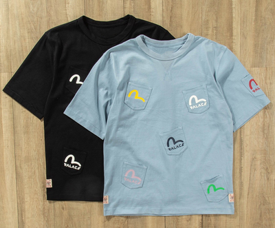 强品联名! Multi Pocket 超复杂立体11袋 标志海鸥胶印 圆领短袖