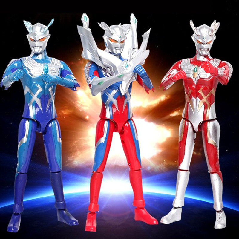 赛罗奥特曼玩具终极超人捷德银河戴拿迪迦手办多关节可动欧布男孩