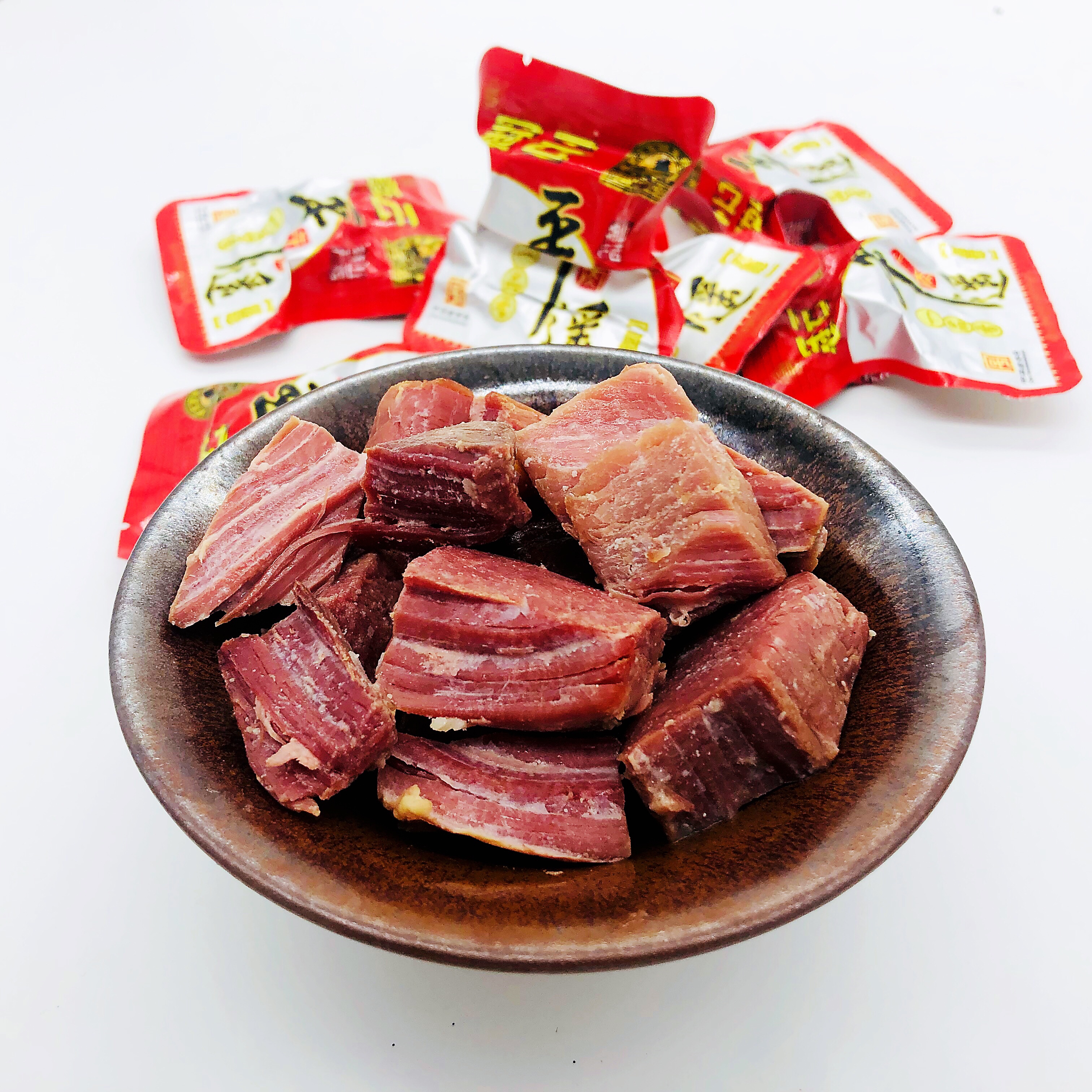 平遥牛肉冠云258g一品香即食小包装卤味零食山西特产年货礼盒整箱