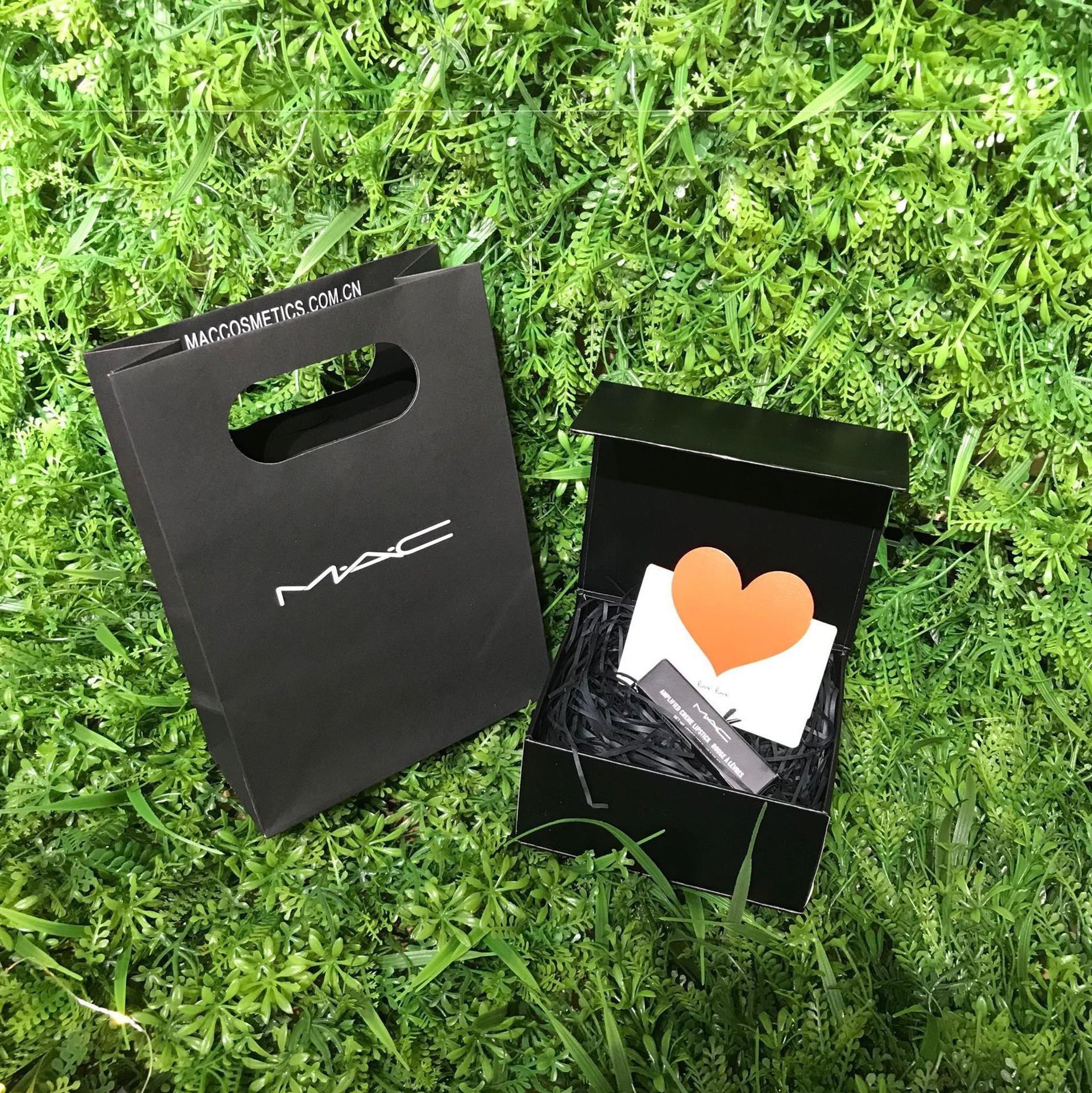 唇膏 姨妈_专柜mac/魅可纸袋子 口红袋子 礼品袋 唇膏手提袋 唇釉购物