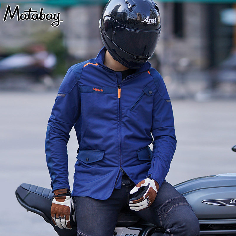 motoboy摩托车骑行服夏季机车服赛车服网眼透气防摔骑士服男服装