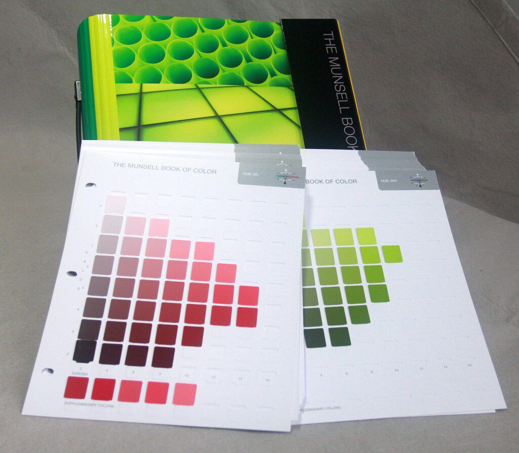 munsell赛尔色值标准工具设计师配色色相色卡孟赛尔色卡