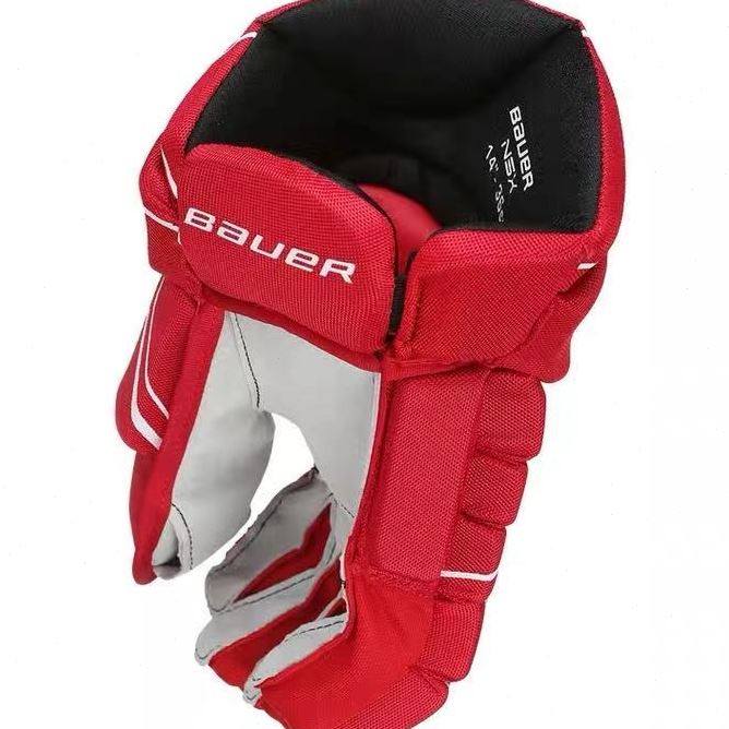 新款鲍尔冰球手套nsx儿童初级冰球手套入门冰球训练儿童冰球手套